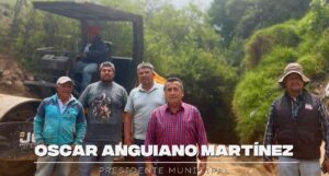 Supervisión en la obra de conexión de la calle 5 de Mayo con la calle Valle Nacional, ubicada en la Primera Sección.
